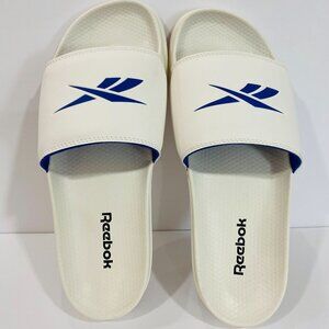 2012 Mens Classic Foam  Reebok White Slip On's- Size 11